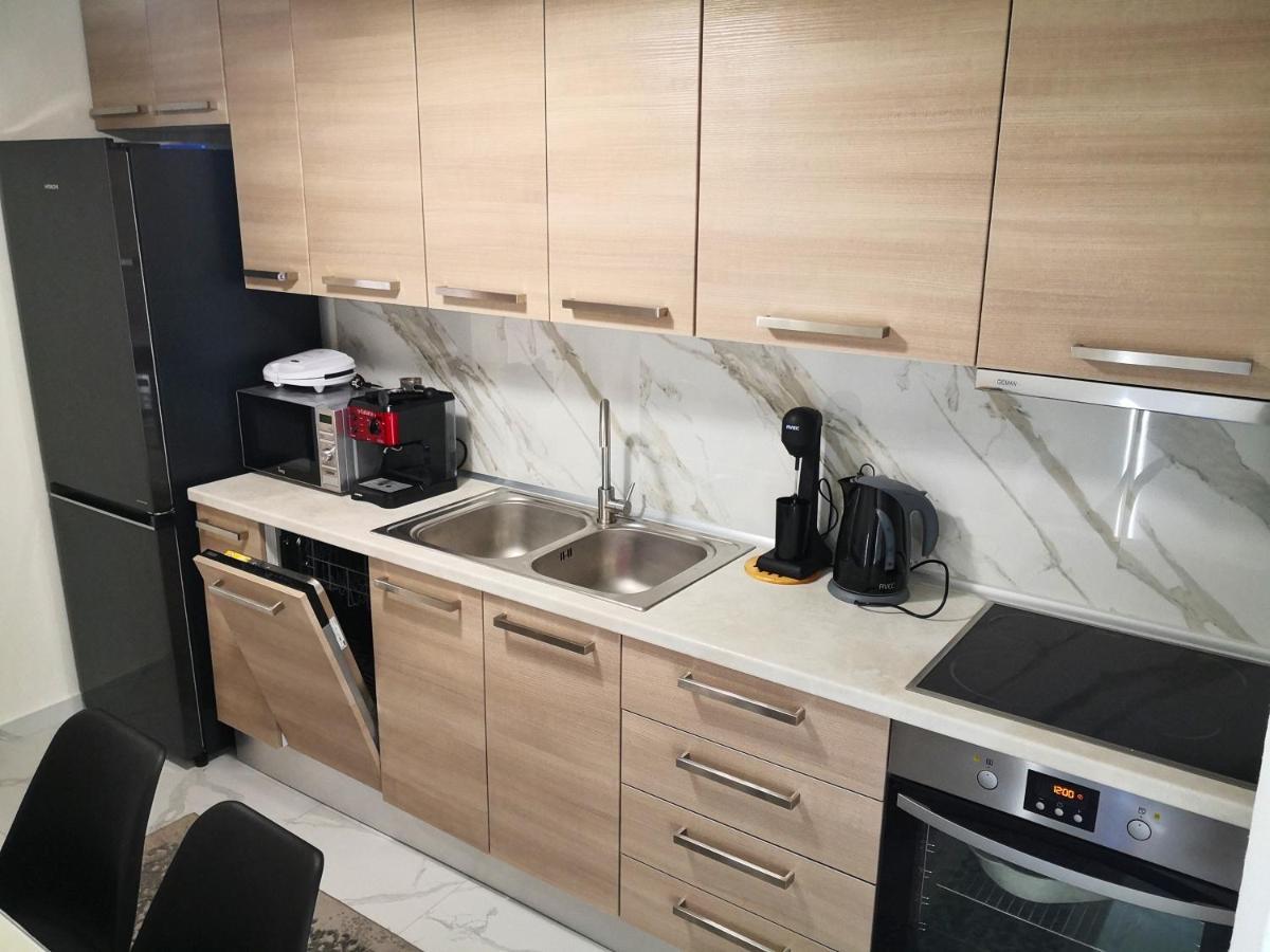 Cozy Sea View Apartment In Paralia エクステリア 写真