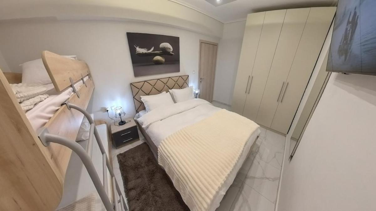 Cozy Sea View Apartment In Paralia エクステリア 写真